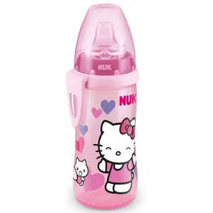 شیشه آبمیوه خوری طلقی ناک مدلHELLO KITTY