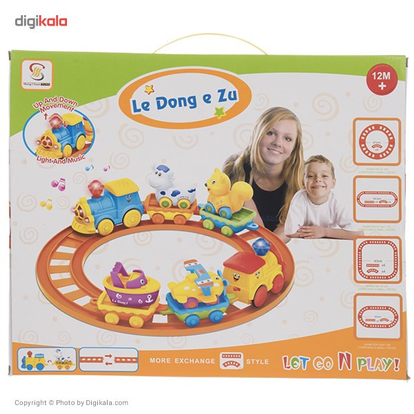 قطار اسباب بازی شنگ چوان مدل Boats