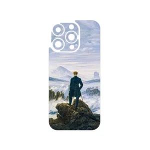 MAHOOT Wanderer above the Sea of Fog Cover Sticker for Apple iPhone 16 Pro