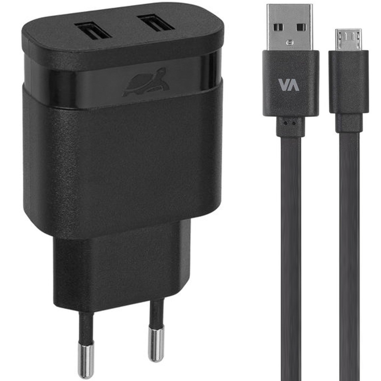 شارژر دیواری ریوا کیس مدل Rivapower 4122 همراه با کابل microUSB