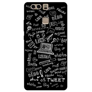 Megafone Social Media 1898 Cover For Huawei P9