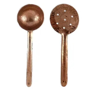 ست کفگیر و ملاقه مسی طرح پرستو کد ZH183