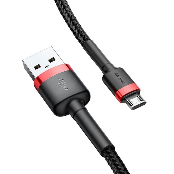 کابل تبدیل USB به microUSB باسئوس مدل Cafule طول 1 متر
