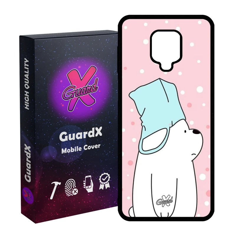 کاور گارد ایکس طرح Bear مدل Glass10019 مناسب برای گوشی موبایل شیائومی Redmi Note 9S / Note 9 Pro / Note 9 Pro Max