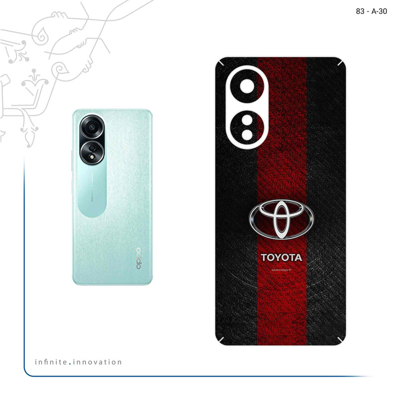 برچسب پوششی ماهوت مدل TOYOTA_Logo مناسب برای گوشی موبایل اپو A58 4G