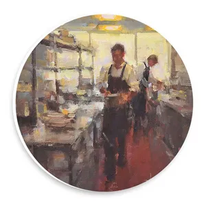  دیوارکوب طرح نقاشی آشپزخانه رسنوران مدل wtb1066