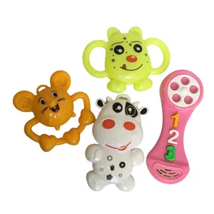 جغجغه مدل گاو و موش بسته 4 عددی