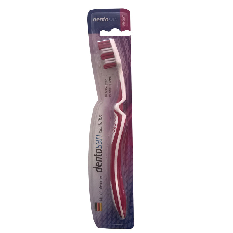 مسواک دنتوسان مدل Elastoflex با برس متوسط