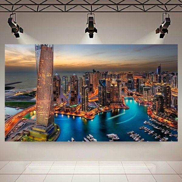 تابلو شاسی طرح نمای شهر مدل دبی کد AR4120