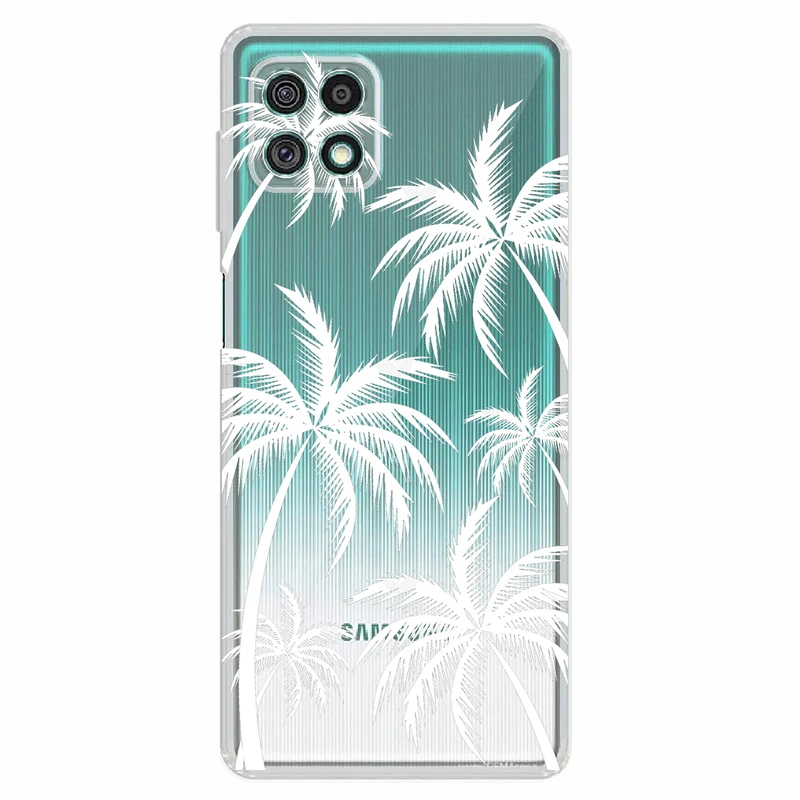 کاور مگافون طرح نخل مدل C52-W مناسب برای گوشی موبایل سامسونگ Galaxy A22 5G