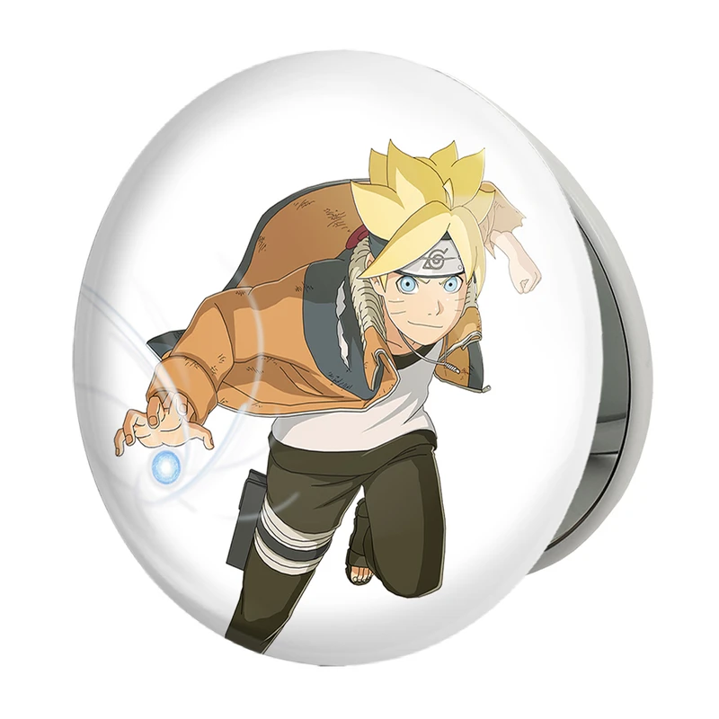 آینه جیبی خندالو طرح بوروتو اوزوماکی انیمه بوروتو Boruto مدل تاشو کد 15722 