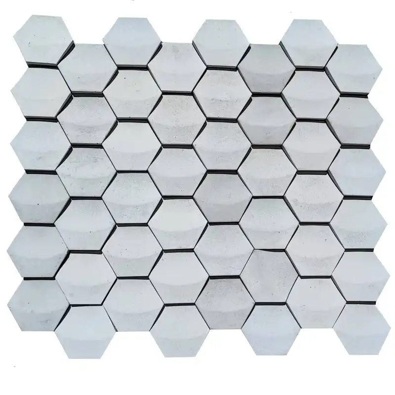 دیوارپوش مدل کندو شش ضلعی سه بعدی بتنی