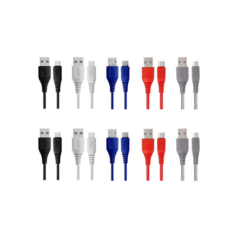 کابل تبدیل USB به MicroUSB بیاند مدل BA-301 طول 1 متر بسته 10 عددی