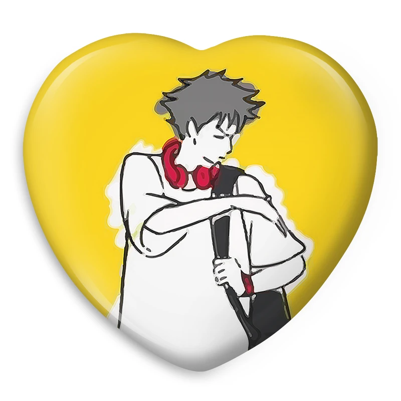 پیکسل خندالو طرح فوشیگورو مگومی انیمه جوجوتسو کایزن مدل قلبی کد 11121