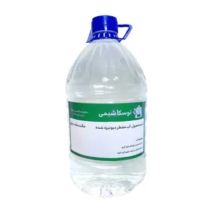 آب مقطر سه بار تقطیر دیونیزه توسکا شیمی مدل TS0 حجم ۵ لیتر