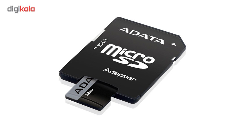 کارت حافظه microSDHC ای دیتا مدل Premier Pro V30 کلاس 10 استاندارد UHS-I U3 سرعت 95MBps همراه با آداپتور SD ظرفیت 32 گیگابایت