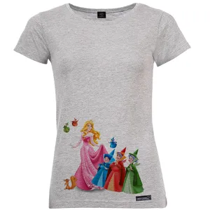تی شرت آستین کوتاه زنانه 27 مدل MH1417 Sleeping Beauty Angels