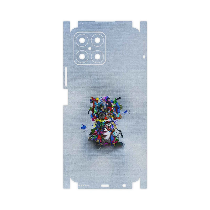 برچسب پوششی ماهوت مدل Collage of surreal Portrait of Women 4-FullSkin مناسب برای گوشی موبایل آنر X8