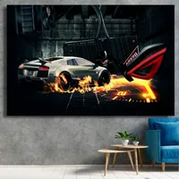 پوستر دیواری طرح گیم مدل ماشین کد FP1071