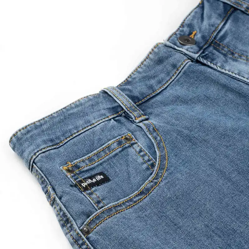 شلوارک زنانه جین وست مدل جین کد 202614 رنگ آبی