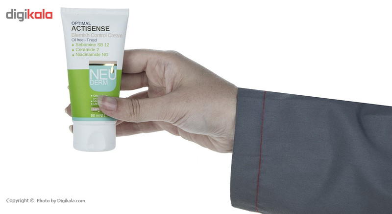 کرم رنگی پوشاننده لک نئودرم مدل Optimal Actisense حجم 50 میلی لیتر