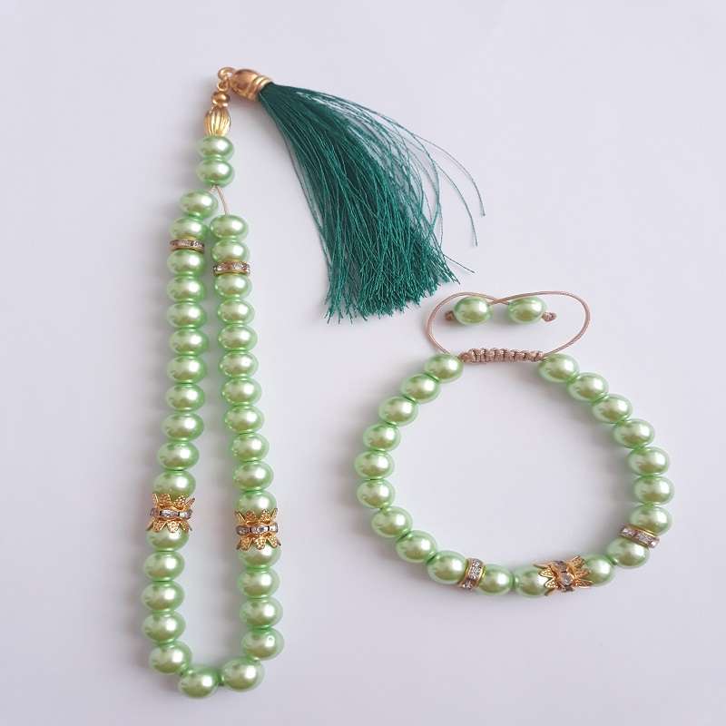 دستبند دخترانه مدل data100 به همراه تسبیح دستبند دخترانه مدل data100 به همراه تسبیح