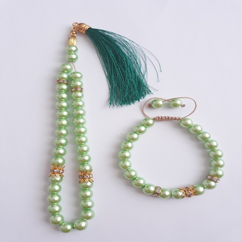 دستبند دخترانه مدل data100 به همراه تسبیح دستبند دخترانه مدل data100 به همراه تسبیح