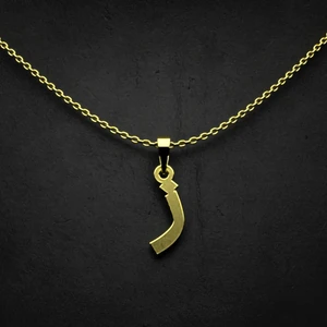 گردنبند طلا 18 عیار زنانه مدوپد مدل حرف ز کد I3-1-1409