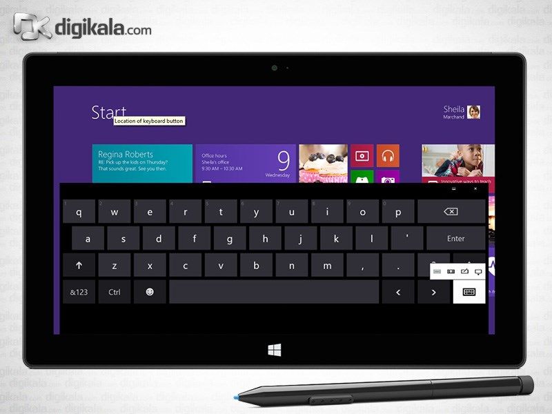 تبلت مایکروسافت مدل Surface Pro ظرفیت 128 گیگابایت main 1 3