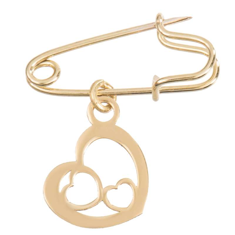 سنجاق سینه طلا 18 عیار رزا مدل PG01 سنجاق سینه طلا 18 عیار رزا مدل PG01