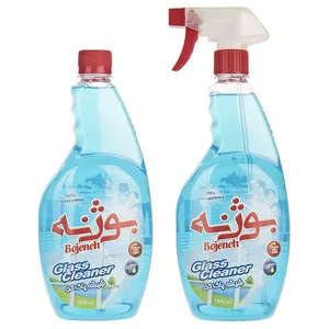 پک شیشه پاک‌ کن آبی بوژنه حجم 1000 میلی‌ لیتر بسته 2 عددی