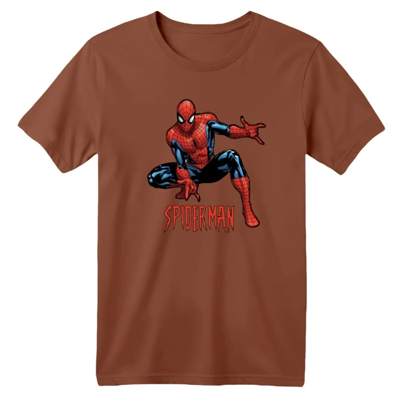 تی شرت آستین کوتاه بچگانه مدل مرد عنکبوتی کد ۱۸