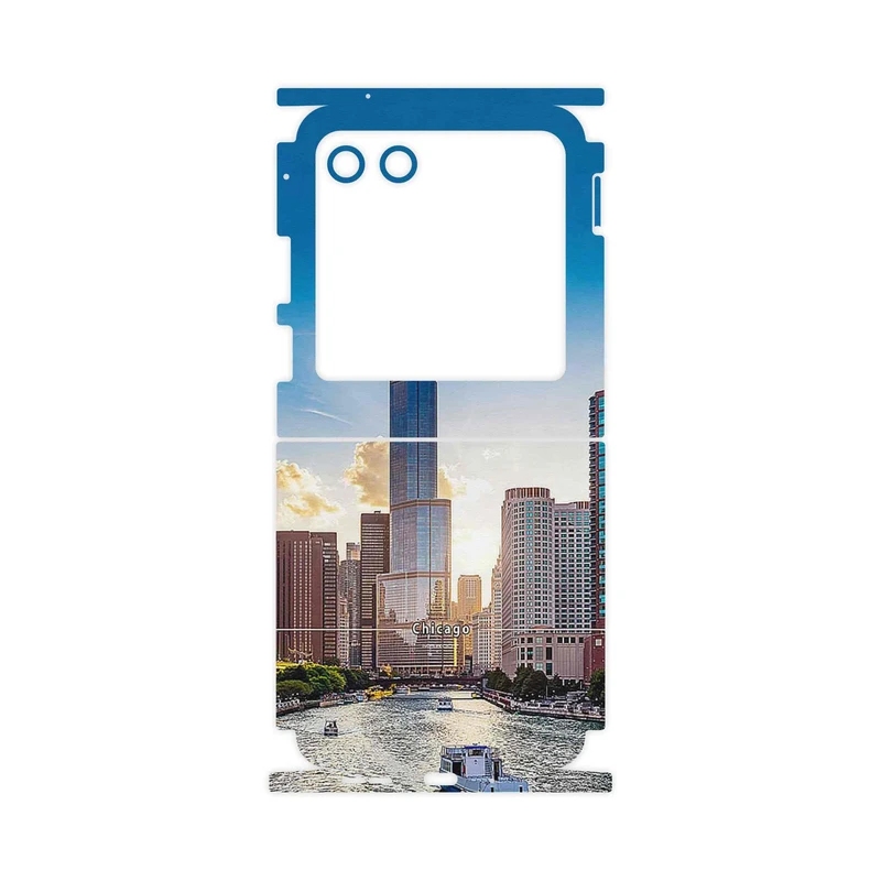 برچسب پوششی ماهوت مدل City of Chicago-FullSkin مناسب برای گوشی موبایل موتورولا Razr 40 Ultra