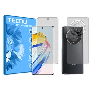 Tecno Resistant model Matte screen protector suitable for the Honor X9b mobile phone along with the back of the phone