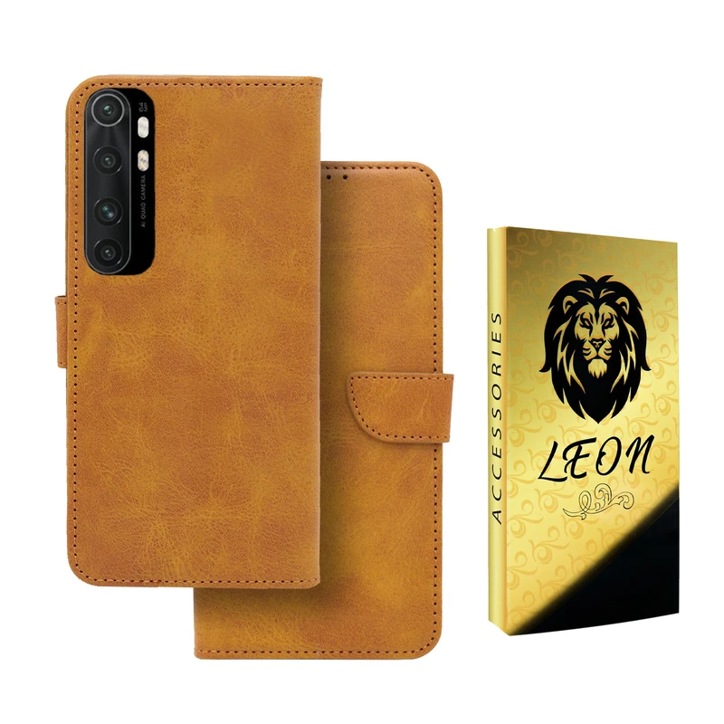 کیف کلاسوری لئون مدل Bors Oro مناسب برای گوشی موبایل شیائومی Mi Note 10 Lite