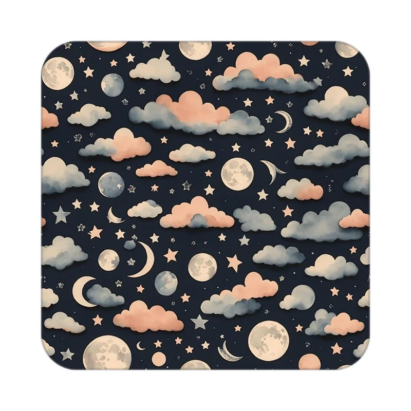 زیر لیوانی کاکتی طرح ماه و ستاره مدل mp52921