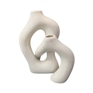 گلدان سرامیکی مدل مهتاب 