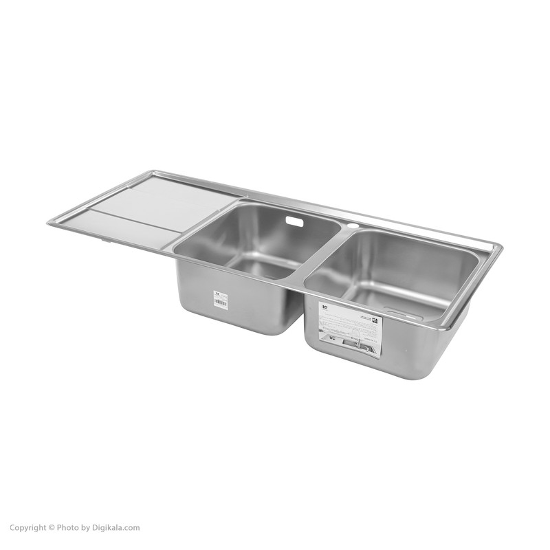 سینک ظرفشویی توکار پرنیان استیل مدل PS 1215