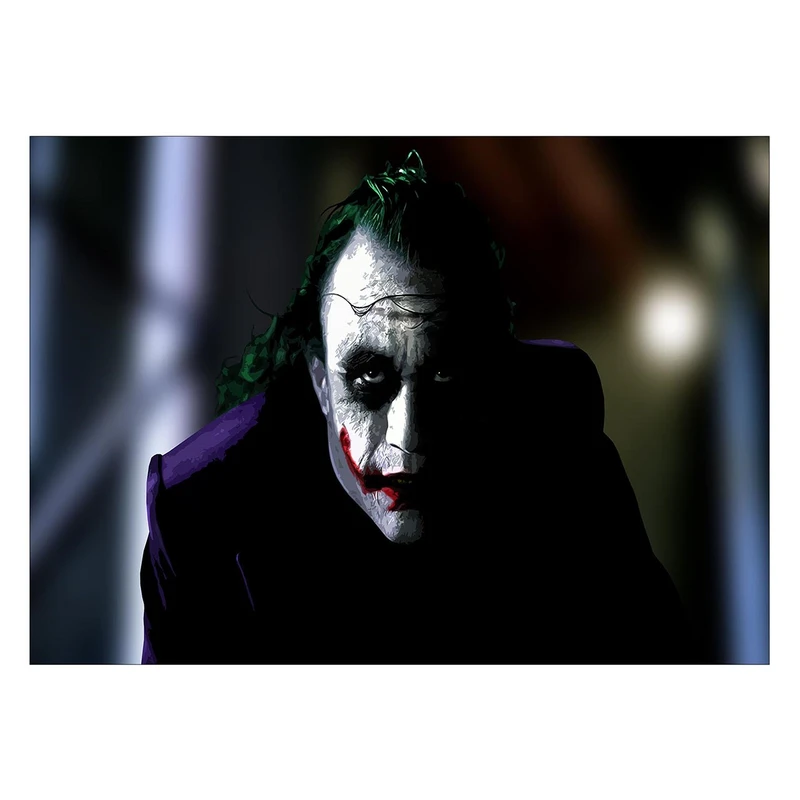 تابلو شاسی ونسونی طرح Joker Waiting for Opportunity سایز 30 × 40