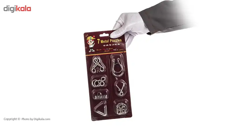 پازل فلزی 7 عددی