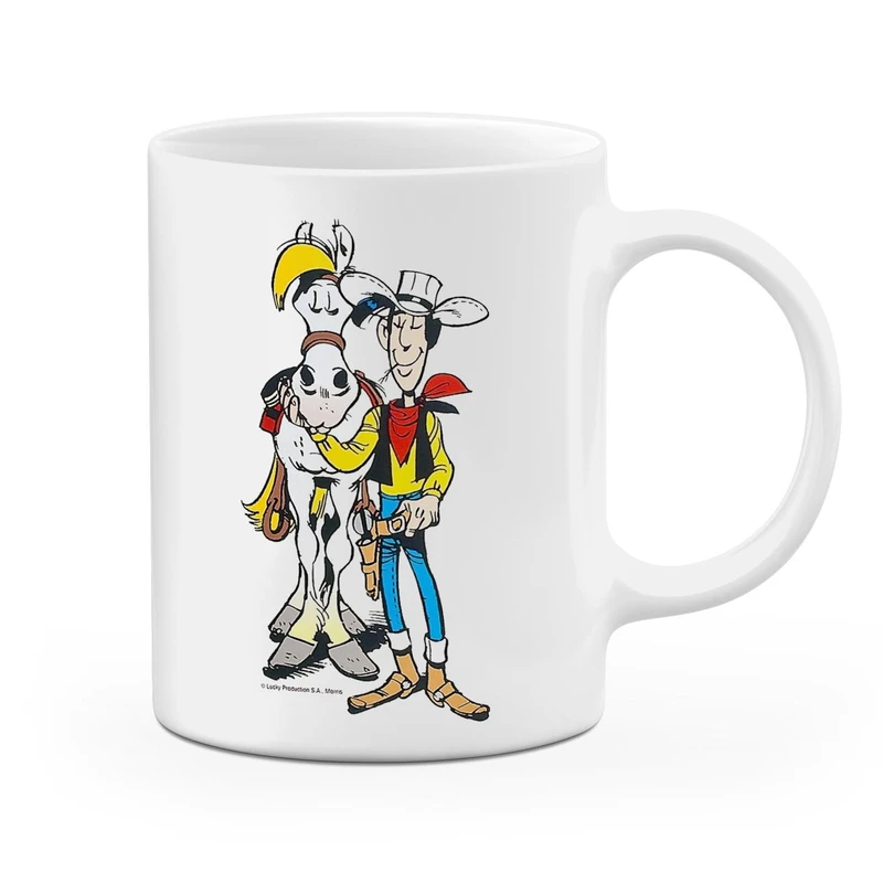 ماگ نادیراد طرح شخصیت کارتونی مدل لوک خوش شانس