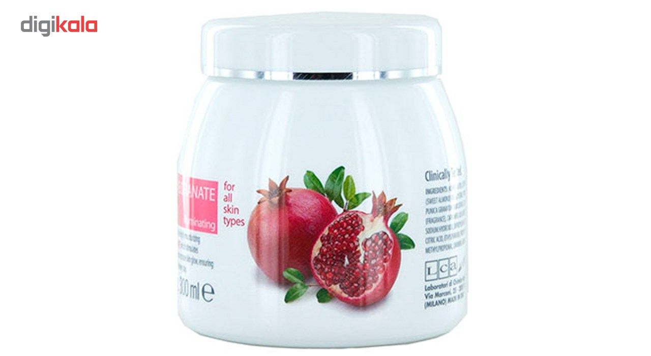 کرم صورت آبرسان و شفاف کننده کلیون مدل Pomegranate Juice Face Cream حجم 300میلی لیتر -  - 2