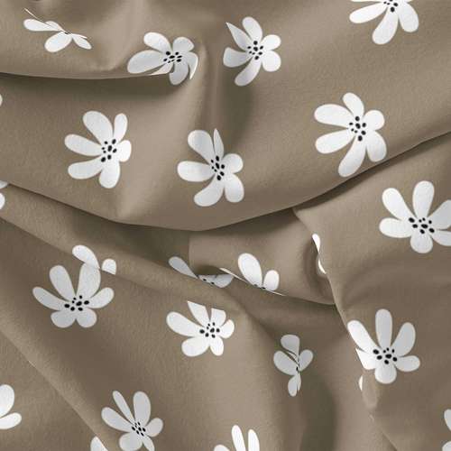 پارچه ملحفه پارچه باما مدل مخمل طرح گل  کد 5011161