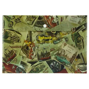 پوشه دکمه دار سهند طرح ماشین سایز A4