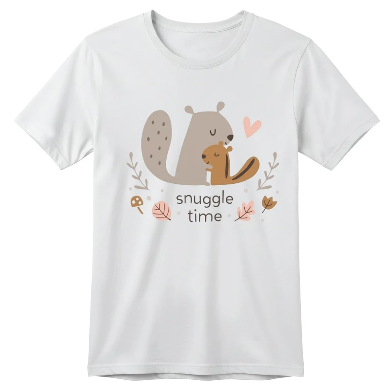 تی‌شرت آستین کوتاه بچگانه مدل سنجاب ها کد p1 