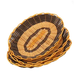 سبد سبزی حصیربافی  پریجان مدل PRJ1004 بسته 3 عددی