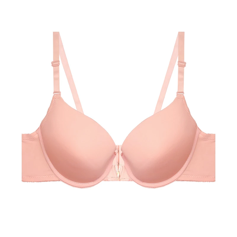 سوتین زنانه مدل اسفنجی دکلته جکدار کاپ B کد 198516