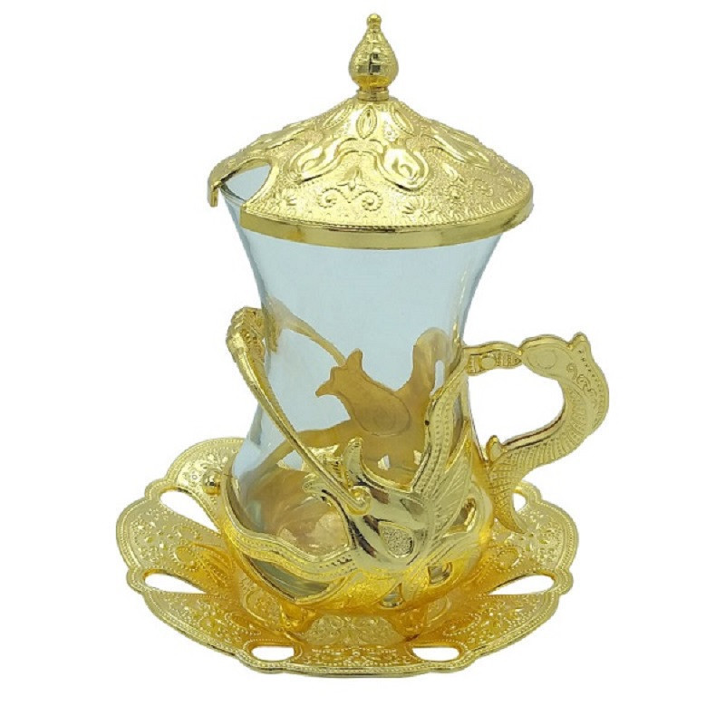 سرویس چای خوری 12 پارچه زارا مدل زرین