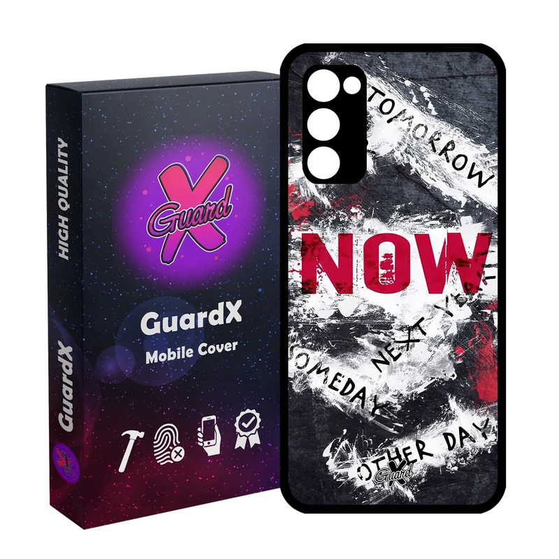 کاور گارد ایکس طرح متن مدل Glass10484 مناسب برای گوشی موبایل سامسونگ Galaxy S20 FE