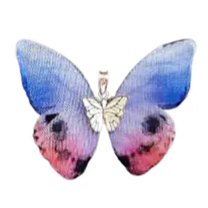 آویز گردنبند طلا 18 عیار زنانه مدل پروانه کد K32